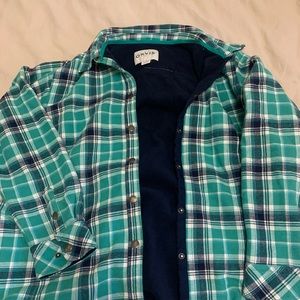 Fleece lined Flannel Shacket